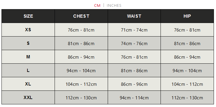 HUUB MENS TRI BONDED SUIT 24 0 Size Chart